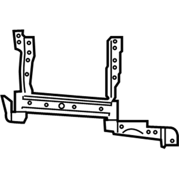 68061726AA Mopar Bracket-Knee Protector Illustration 1 of 1