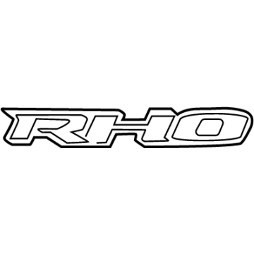 68669813AA Mopar NAMEPLATE-TAILGATE Illustration 1 of 1