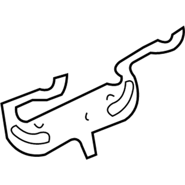 Mopar 5072606AB Radio Bracket 5072606AB Mopar Radio Bracket Illustration 1 of 1