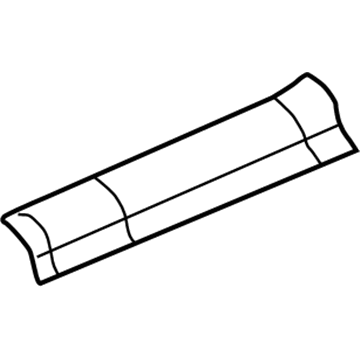 Mopar SF35DX9AB Cover-SILL SF35DX9AB Mopar Cover-SILL Illustration 1 of 1