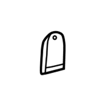 SG96DKAAA Mopar Cover-Seat Belt Access Hole Illustration 1 of 1