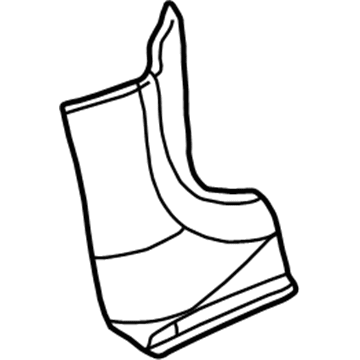 RJ48DKAAC Mopar Cowl Side Trim Panel Illustration 1 of 1