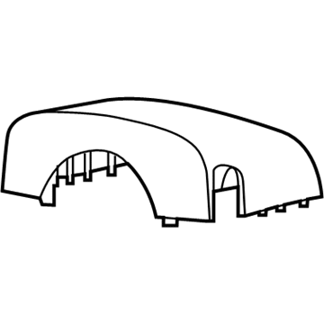 1WT40DX9AD Mopar Steering Column Shroud Illustration 1 of 1