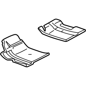55255325AB Mopar Floor Pan Silencer Illustration 1 of 1