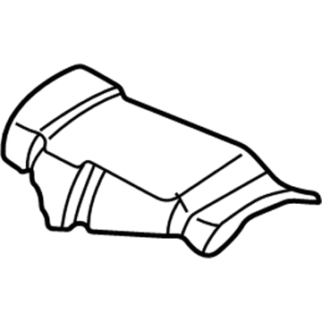 55361101AB Mopar Floor Pan Front Tunnel Silencer Illustration 1 of 1