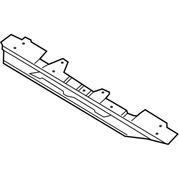 68438915AA Mopar Belly Pan-Extension Front Illustration 1 of 1