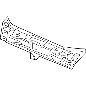 4724509AC Mopar Radiator Closure Panel Crossmember Illustration 1 of 1