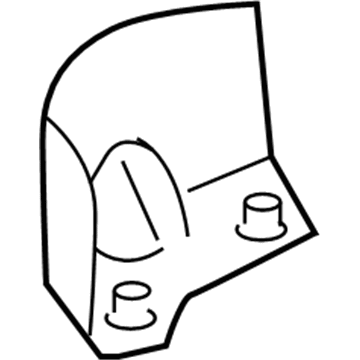 4724907AB Mopar Plate-Radiator Closure Illustration 1 of 1