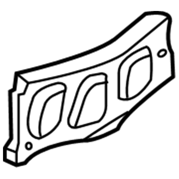 4646939AB Mopar Bracket-Front Side Rail Illustration 1 of 1