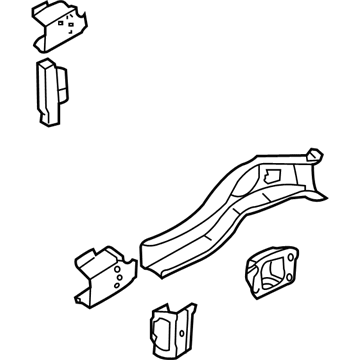 4814695AC Mopar Trough Illustration 1 of 1