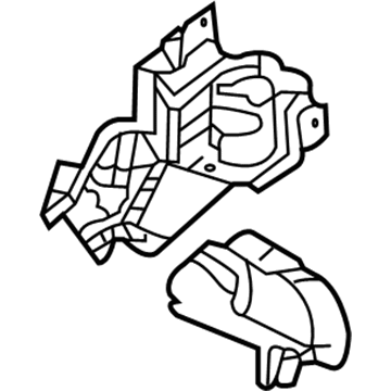 4878084AC Mopar Shield-Accessory PULLEY Illustration 1 of 1