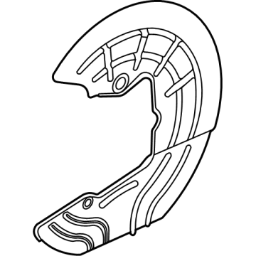 2025 Dodge Hornet Brake Dust Shield - 68474736AA