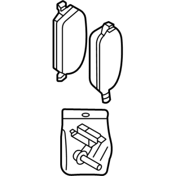 2025 Dodge Hornet Brake Pad - 68627260AA