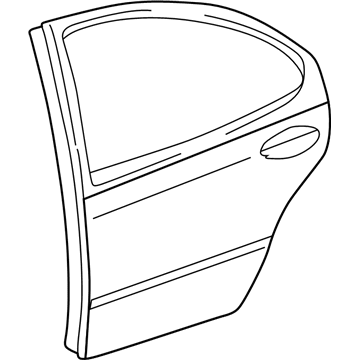 5003258AG Mopar Rear Door Illustration 1 of 1