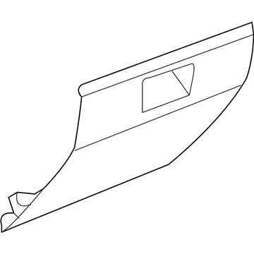 Mopar 1ED791KAAA Instrument Panel Glove Box 1ED791KAAA Mopar Instrument Panel Glove Box Illustration 1 of 1