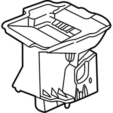 Mopar 5019182AA Housing-A/C And Heater Lower 5019182AA Mopar Housing-A/C And Heater Lower Illustration 1 of 1