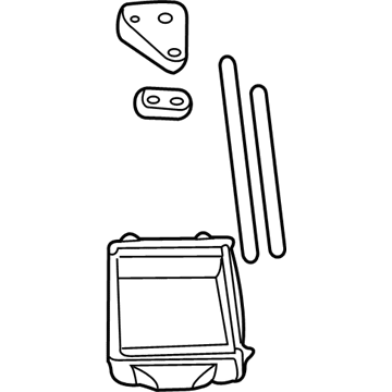 Mopar 5139725AA Seal-A/C And Heater Unit 5139725AA Mopar Seal-A/C And Heater Unit Illustration 1 of 1