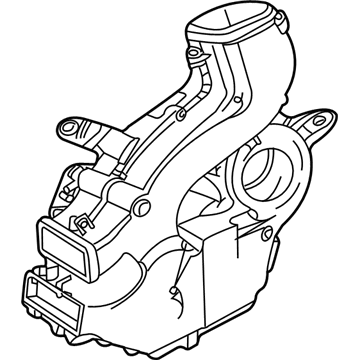 Mopar 5019181AA Housing-A/C And Heater Upper 5019181AA Mopar Housing-A/C And Heater Upper Illustration 1 of 1