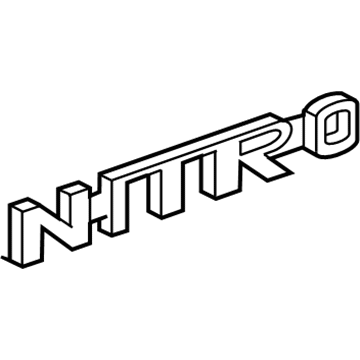 55157212AB Mopar Nameplate Illustration 1 of 1