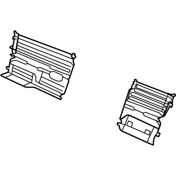 5HH79DX9AC Mopar Load Floor Panel Illustration 1 of 1
