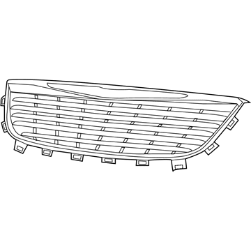 Chrysler Grille - 68100692AB