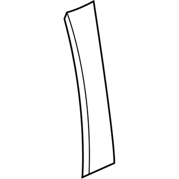 5303798AB Mopar Front Door Applique Illustration 1 of 1