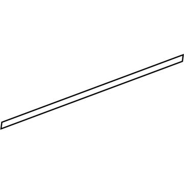 Mopar 1DH75AJCAB Front Door Molding 1DH75AJCAB Mopar Front Door Molding Illustration 1 of 1