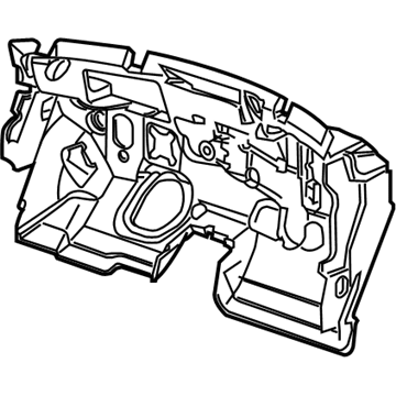 5028254AH Mopar Dash Panel Silencer Illustration 1 of 1