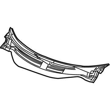 4894160AG Mopar Grille-COWL Panel Illustration 1 of 1
