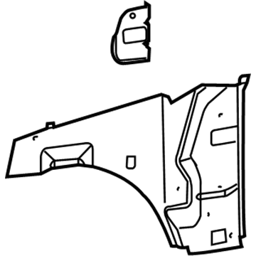 5103371AE Mopar Cowl Side Panel Illustration 1 of 1