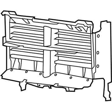 68297699AB Mopar Active Shutter Grille Illustration 1 of 1