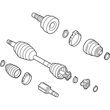 68254471AA Mopar Axle Half Shaft Illustration 1 of 1