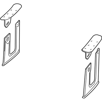 68050027AB Mopar STANCHION-TAILGATE Wing Illustration 1 of 1
