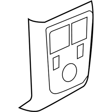 Mopar 1VV53HL1AB Console Cap 1VV53HL1AB Mopar Console Cap Illustration 1 of 1