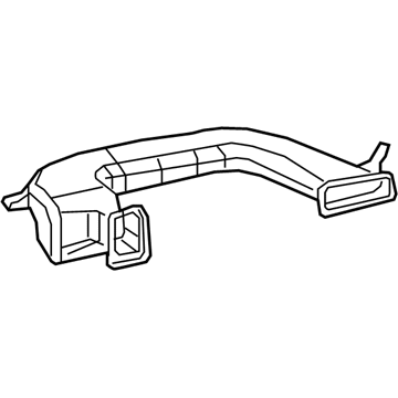 68184567AB Mopar Instrument Panel Duct Illustration 1 of 1