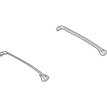 5003982AA Mopar Bracket-Luggage Rack Cross Bar Illustration 1 of 1