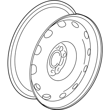 2008 Dodge Caliber Spare Wheel - YW39DSLAB