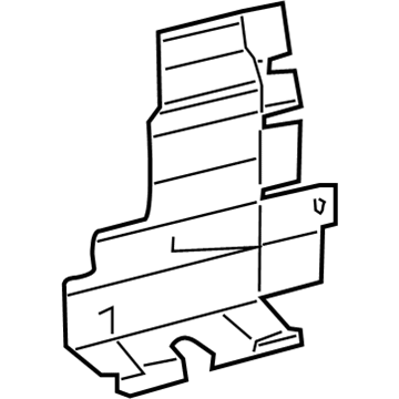 68004914AA Mopar Side Shield Illustration 1 of 1
