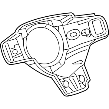 1YG09DX9AB Mopar Steering Wheel Back Cover Illustration 1 of 1