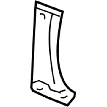 Mopar 52128544AA Bracket-Skid Plate 52128544AA Mopar Bracket-Skid Plate Illustration 1 of 1