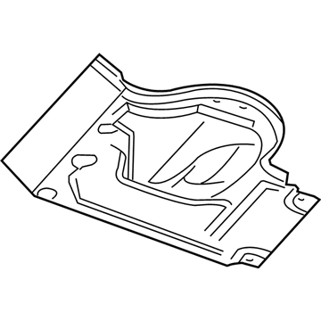 Mopar 52128540AC Plate-Front 52128540AC Mopar Plate-Front Illustration 1 of 1