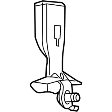 1GX891T1AA Mopar Front Inner Seat Belt Buckle End Illustration 1 of 1