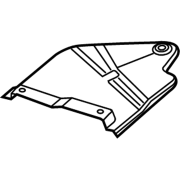 Mopar 68144136AA Shield-Fuel Tank 68144136AA Mopar Shield-Fuel Tank Illustration 1 of 1