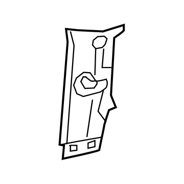 6BN36TX7AB Mopar C Pillar Panel Illustration 1 of 1