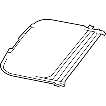 1DP18HDAAA Mopar Sunroof Sunshade Illustration 1 of 1