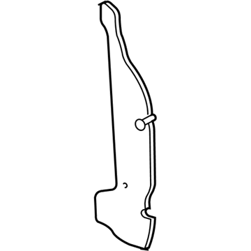 Mopar 55275657AA Fender To Cowl Seal 55275657AA Mopar Fender To Cowl Seal Illustration 1 of 1
