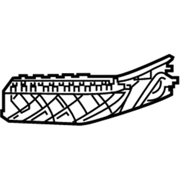 68227824AA Mopar Fascia Bracket Illustration 1 of 1