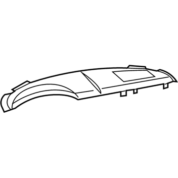 YH02XDHAD Mopar Instrument Panel Pad Illustration 1 of 1