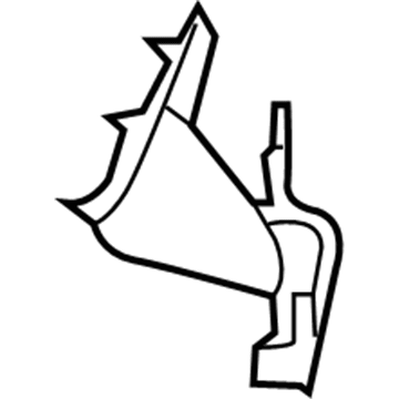 Mopar 1ZW05DX9AB Shield-Seat 1ZW05DX9AB Mopar Shield-Seat Illustration 1 of 1