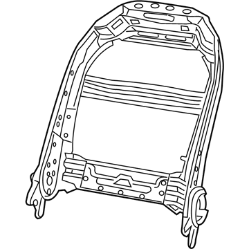 68096104AC Mopar Front Seat Back Frame Illustration 1 of 1